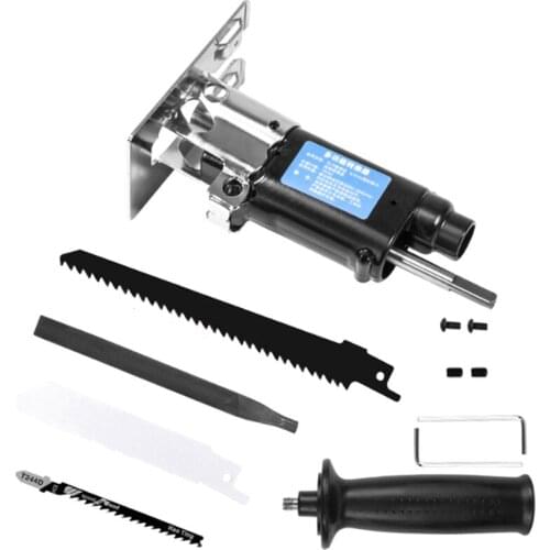 Promotion! Reciprocating Saw Attachment Change Electric Drill Into Reciprocating Saw Jig Saw Metal File for Wood Metal Cutting T