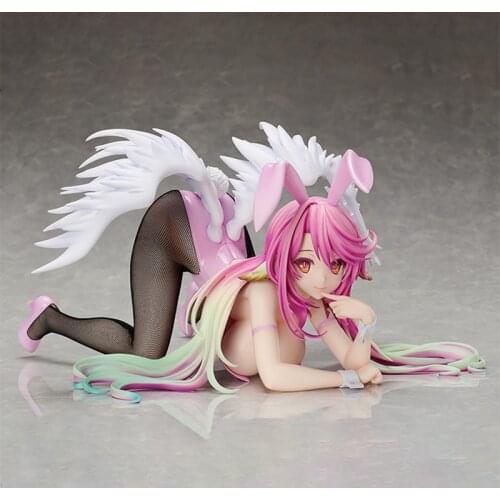 Anime No Game No Life Jibril Action Figure Anime Figure Sexy Girl Bunny Girl PVC Figure Collectible Doll Toys For Gift