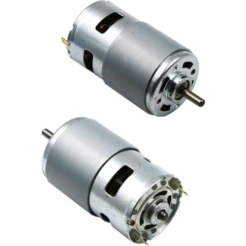 Electric Fan Alloy Motor 775/795/895 High Speed High Torque Ball Bearing 12V Micro DC Motor Car Wash Pump Replacement Accessorie