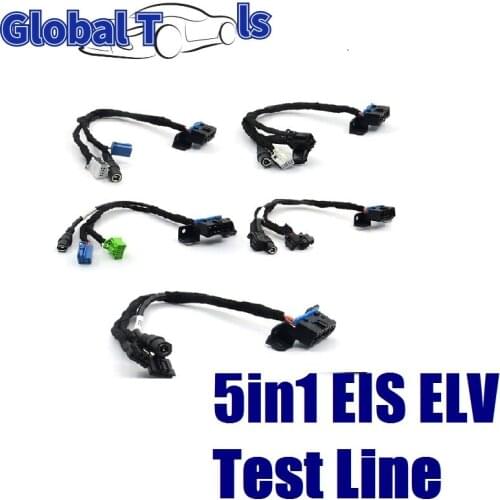 5In1 EIS ELV Test Maintenance Cables 5pcs/Set Five-in-one EIS ELV Test Detection Cables for Mercedes Work with VVDI MB BGA TOOL