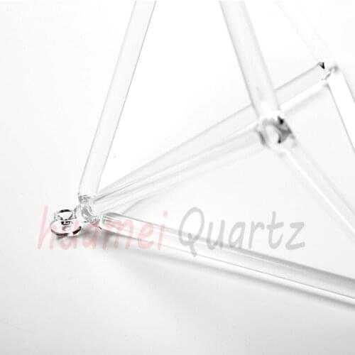 Quartz Crystal Singing Pyramid 4.5'' - For Healing and Therapy