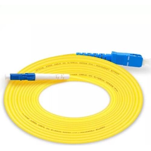LC/ UPC-SC /UPC Fiber Optic Patch Cord Simplex Single Mode Cord Diameter 2mm or 3mm Length 1M 2M 3M or Accept Customization