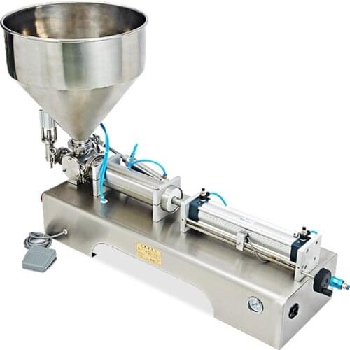 Food Drinks Filling Machine Automatic Pneumatic Hopper Cream Shampoo Moisturizer Lotion Cosmetic Oil Honey