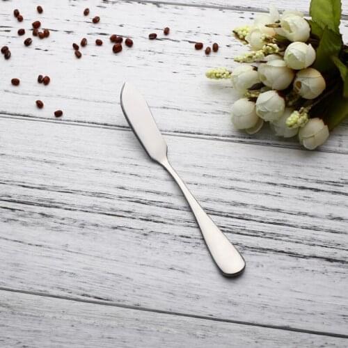 Metal Kitchen Breakfast Tool Stainless steel Utensil Cutlery Butter Knife Cheese Dessert Jam Spreader LX8274