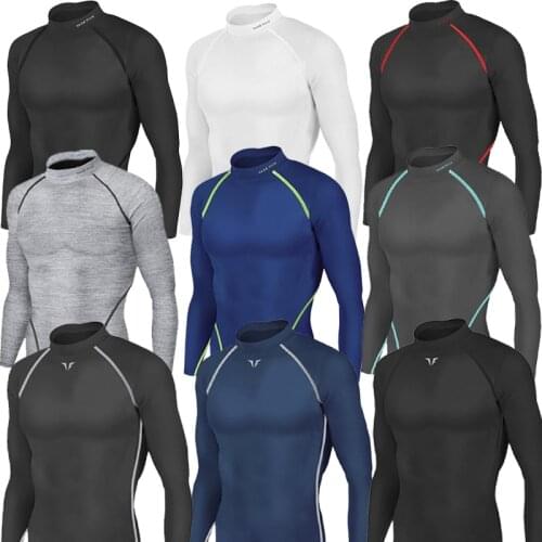 New Premium Edition Take Five Men "Winter Season"Thermal Warm Shirts Skin Tights Compression Base Under Layer Top