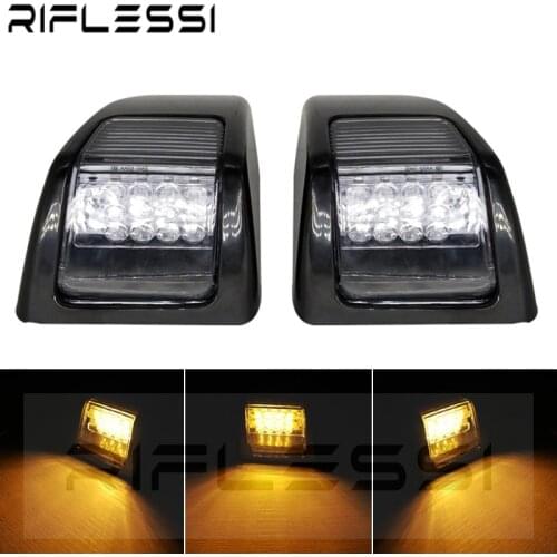 24V LED Corner Lights For VOLVO FM FH Heavy Truck Trailer Turn Signal Lamps Clearance Light Right Left