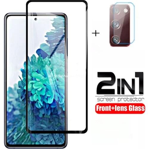 2IN1 Camera Lens Tempered Galss for Samsung S20 FE 5G 2020 Screen Protector on Samsung Galaxy S20 FE Protective Film Glass