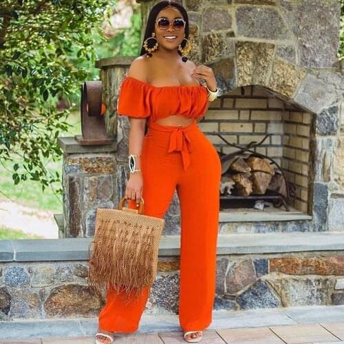 Sexy Off Shoulder Wide Leg Jumpsuit Women Elegant Cut Out Backless Strapless Rompers Bow Tie Party Club Birthday Overalls Female