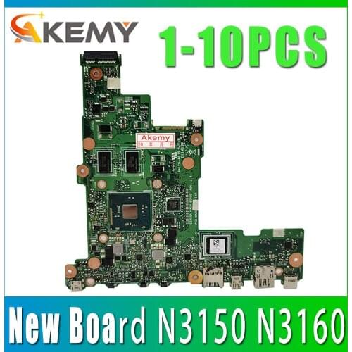 1-10PCS Akemy E205SA Laptop motherboard For Asus E205S E205SA TP200SA mainboard motherboard 2G/4G RAM N3150 N3160
