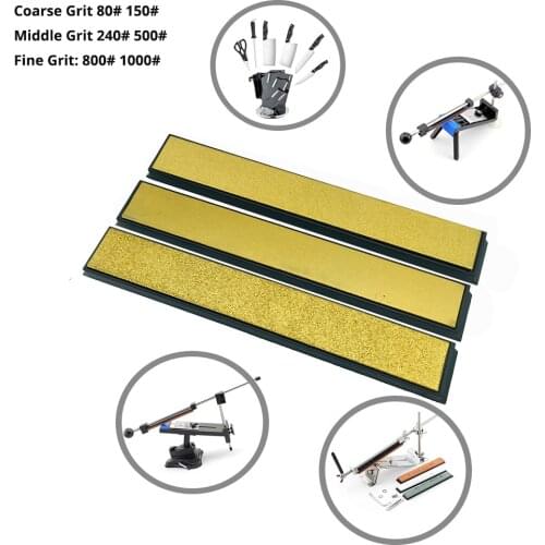 1 Set 3pcs Kitchen Tool Knife Sharpener Edge Diamond Whetstone Sharpening Stones for Ruixin Pro Knife Sharpener System