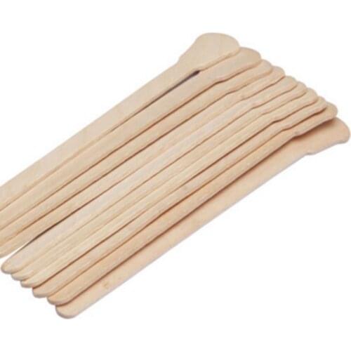 10pcs/set Wooden Waxing Wood Body Hair Removal Bamboo Sticks Applicator Spatula