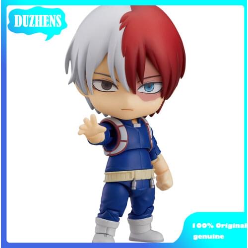 My Hero Academia Original Japanes Todoroki Shouto Q version figma PVC Action Figure Anime Figure Model Toys Figure Doll Gift