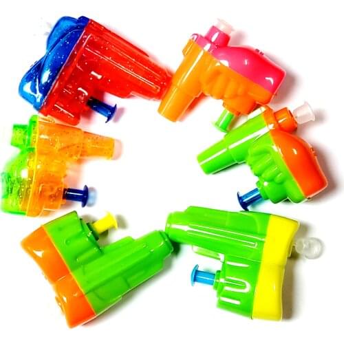 6 pcs Mini Water Gun Shooting Beach Pinata Birthday Wedding Party Favours Vending Filler Loot Bags Novelty Swimming Pool Toys