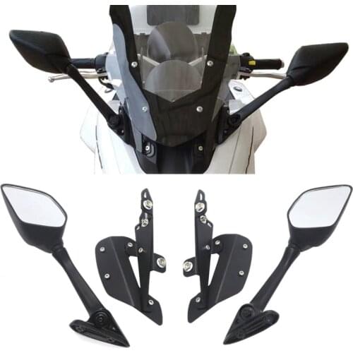 AU05 -For YAMAHA NMAX 155 NMAX 125 Motorcycle Rearview Mirrors Windshield Bracket Modified Motorcycle Accessories