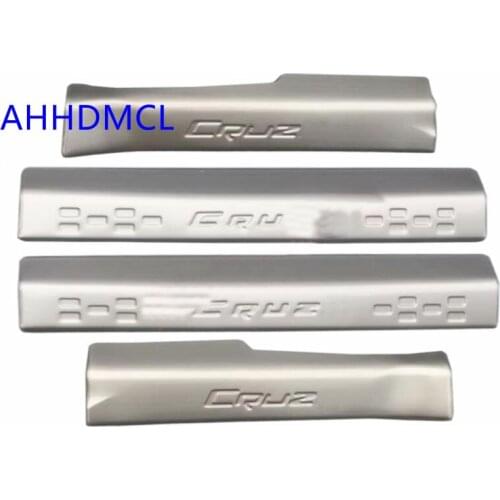 Car Welcome Pedal Threshold Strip Door Sill Strip For Chevrolet Cruze 2009 2010 2011 2012 2013 2014 2015 2016 2017 2018 2019