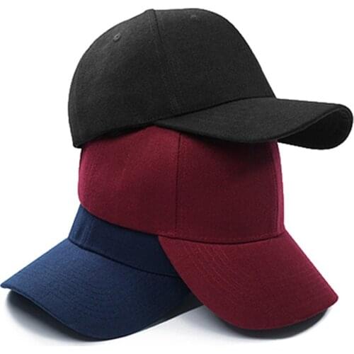 Adjustable Mens Baseball Caps Summer Plain Curved Sun Visor Hats Women Solid Color Caps Casquette Outdoor Fashion Accessories