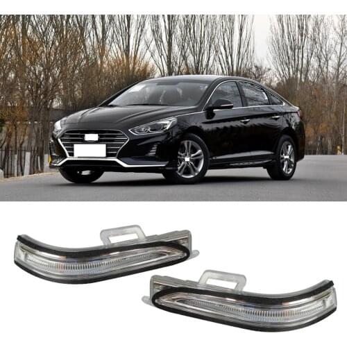CAPQX 1pcs For Hyundai Sonata 9th 2015 LED Rearview Mirror turn light Side Rear view mirror indicator lamp Turn Signal light