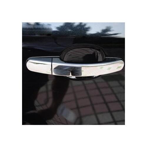 Carmilla Car Door Handle Cover Trim Stainless Steel Handle Decoration Sticker for Ford Focus 2 3 4 Kuga Car 2005- 2015 2016 2017