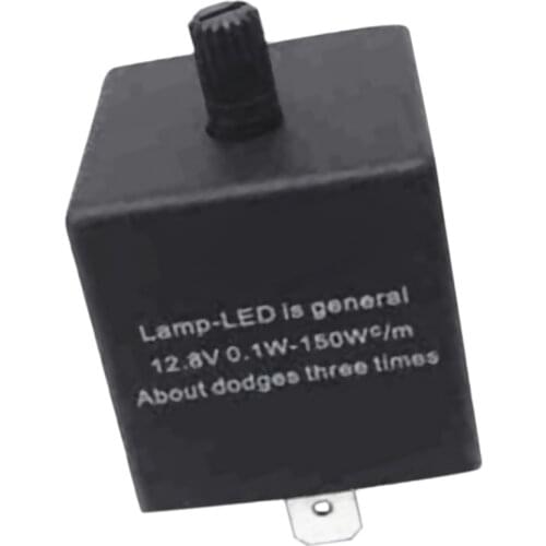 CF13 3-Pin LED Adjustable Auto Car Flasher Flash Relay For Turn Signal Light