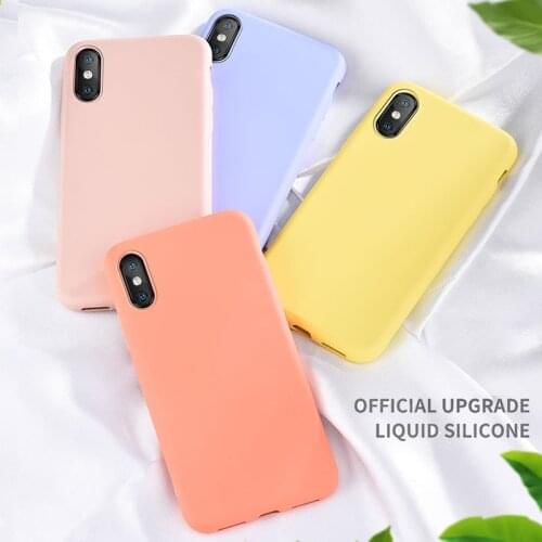 Luxury Matte Candy Color Case for iPhone X XR XS 11 12 Mini Pro Max 6 6S 7 8 Plus SE 2020 Shockproof TPU Silicone Soft Cover