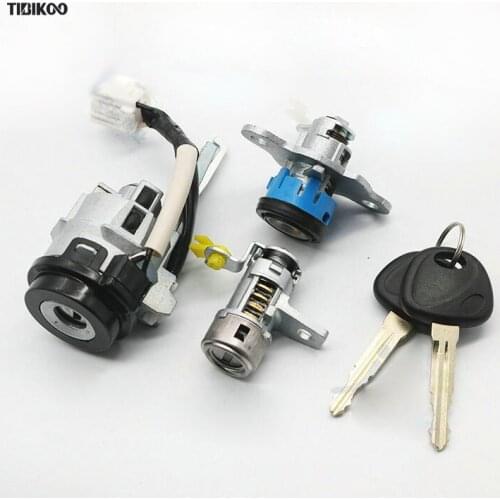 Car Lock Cylinder for Hyundai Verna Full Door Link Centre Control Left Door Ignition Lock Cylinder Trunk Right Outside Groove