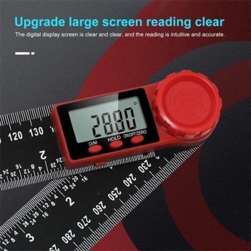 200MM Digital Instrument Angle Inclinometer Angle Scale Electronic Goniometer Protractor Detector Sheet Metal Tools