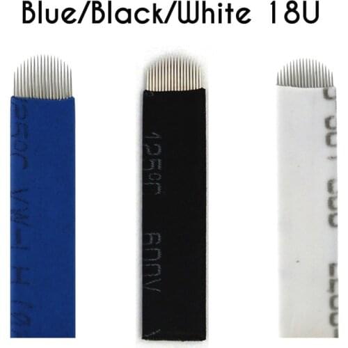 Permanent Makeup Microblade Eyebrow Needles Sterile Disposable Eyebrow Tattoo Needle Microblading Blades Microblading Needles