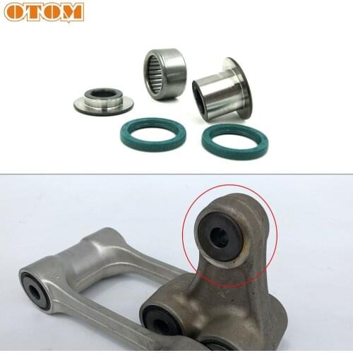 OTOM Motorcycle Rear Shock Absorber Maintenance Kit Needle Roller Bearing Oil Seal Parts For KAWASAKI KX250F KX450F 2010-2020