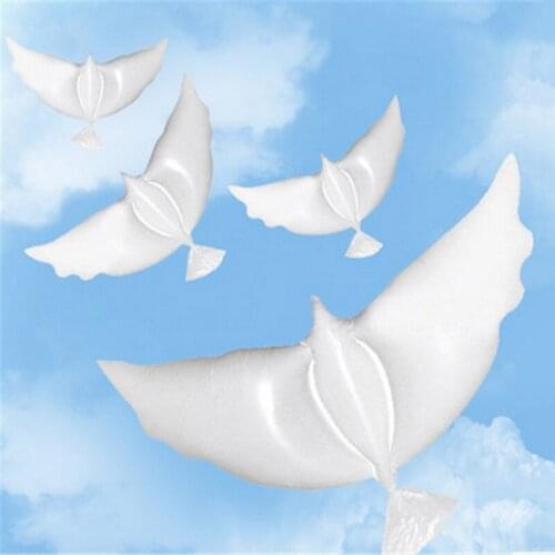 Flying White Dove Foil Balloons Wedding Party Decoration Peace Bird Pigeon Balloon Peace Dove Birthday Party Balloon Bride Decor