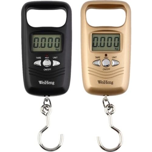 Hot Mini Hanging Scale Pocket Portable 50kg LCD Digital Hanging Luggage Weighting Fishing Hook Scale Electronic Weight Scales