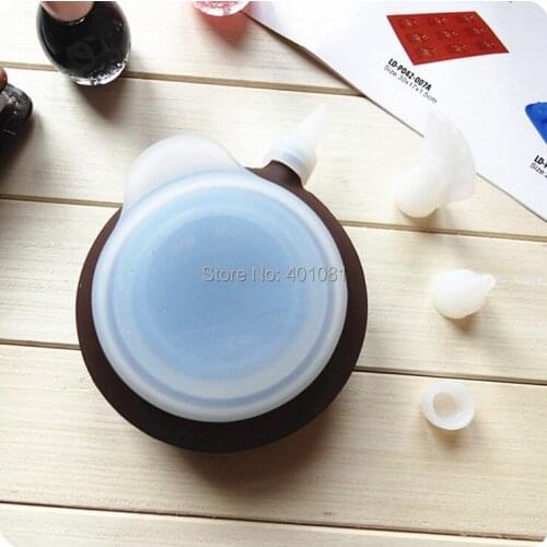 Macaron Baking Decorating Pen Pastry Cream Cake Muffin 3 Nozzle Set Kit Silicone, 20pcs/lot