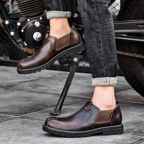 Mens Martin Boots Trend Mens Shoes Korean Casual Shoes Shoes for Men Leather Designer Shoes Men Mens Shoes Casual