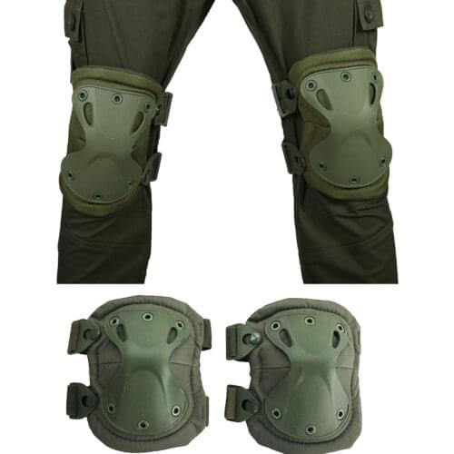 Military Tactical Knee Pad Elbow Support Airsoft Paintball Combat Knee Hunting Skate Scooter Protective Kneepads Sports Safety