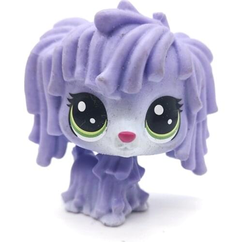 Rare pet shop toys stands short hair cat original kitten husky dog cute animal old collection figures Christmas gifts