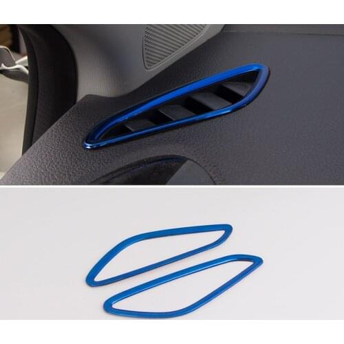 Blue for MG MG6 2018 Air vents decoration frame