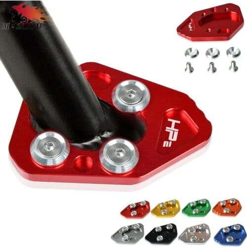 Sport hp 2 sport Extension Pad Support Plate Enlarge Stand Motorcycle Kickstand Foot stand For BMW HP2 SPORT 2008 2009 2010