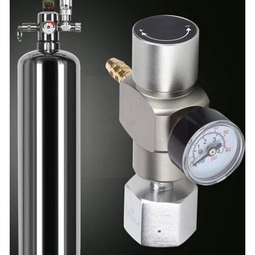 Pressure Regulator Steel Two In One Black Silver Sturdy Quality Beer Durable Bar Multifunctional New Durable Tool High D0D2