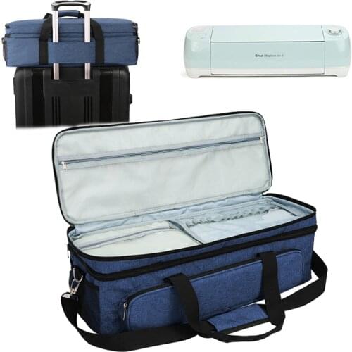 Carrying Bag Compatible with Cricut Explore Air, Cricut Maker Foldable Travel Tote Bag for Die-Cut Machines Accessories