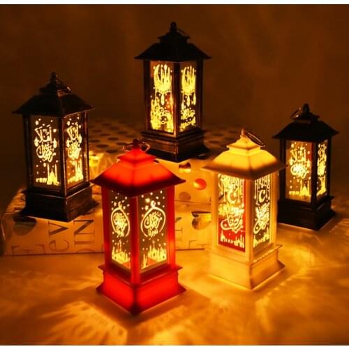 LED Ramadan Lantern Wind Lights Ramadan Decorations For Home Eid Mubarak Islamic Muslim Festival Party Decor Ramadan Kareem Gift