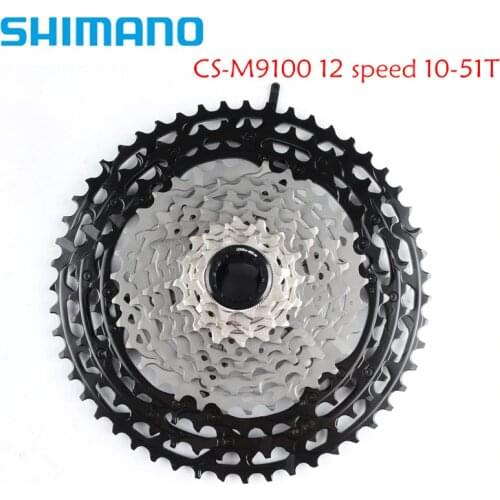 SHIMANO XTR M9100 12S Speed Mountain Bike Bicycle Freewheel Cassette MTB 12S 10-51T M9100