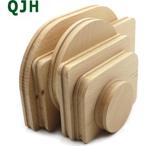 Leather zipper auxiliary installation tool beech template mold handmade leather goods diy tool wallet hand bag zipper tool