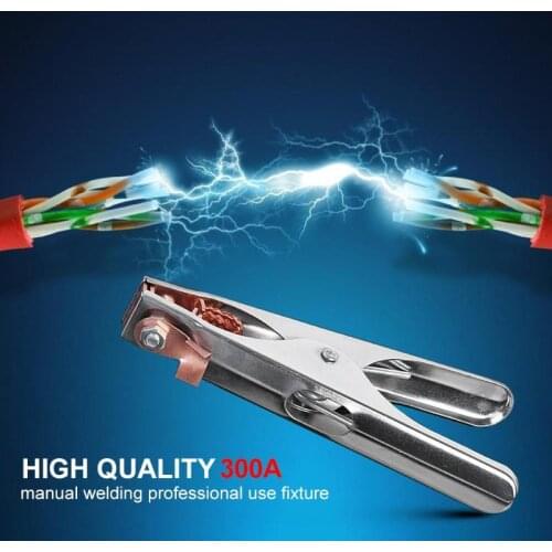 300A Earth Ground Cable Clip Clamp Welding Manual Welder Electrode Holder Welder Processing Clamp Welding Machine Accessories