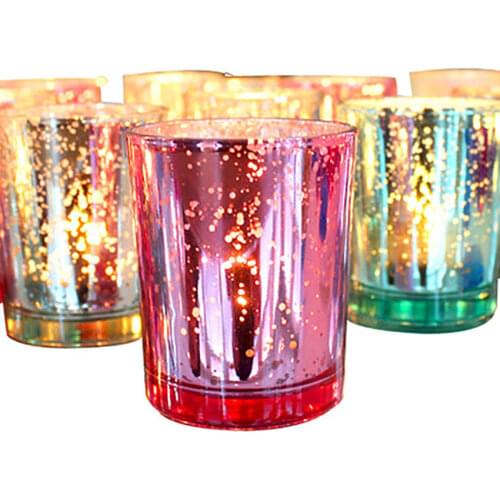 ZJMZYM Decorative Glass Candlesticks