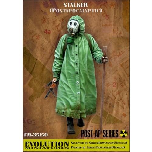 1/35 stalker Biochemical soldiers Military scene combination kit Figure soldiers GK Military theme Uncoated No colour