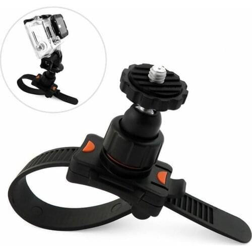 1pc Roll Bar Zip Mount For GoPro 4 / 3 / 2 / 1 Fits Cage Handlebar Seatpost Bike