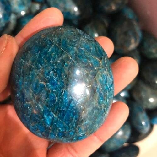 1pcs Natural apatite Crystal polishing specimen Healing