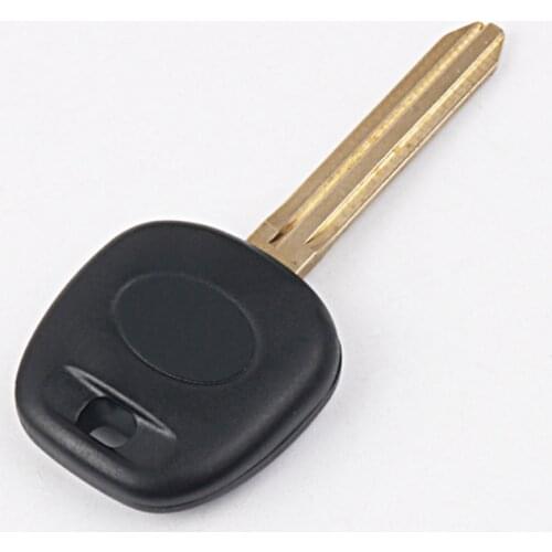 DAKATU With LOGO Replacement Transponder Key Shell Case Fob for Toyota RAV4 PRADO COROLLA Yaris Highlander Camry TOY43 Blade