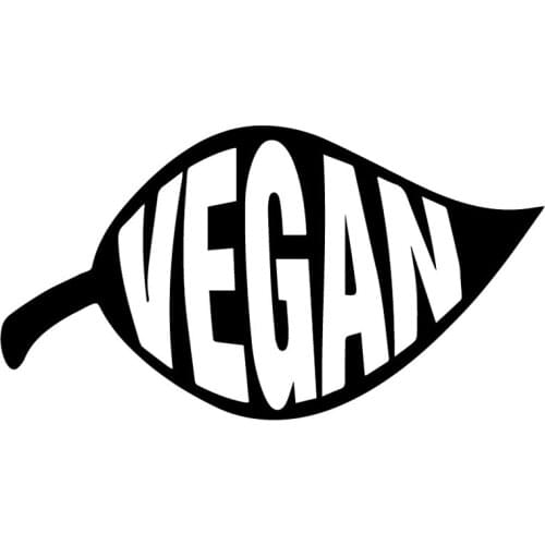 16.7X9CM Vegan Leaf Vinyl Car Sticker Rear Windshield Decoration Vinyl Decals