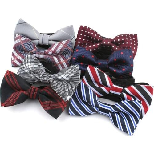 2021 Bowtie Children Dots Necktie Childs Fashion Business Wedding Striped Bow Tie Boy Shirt Krawatte Legame Gift