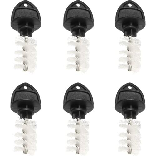 6Pcs/Lot Draft Beer Tap Clean Sanitary Caps Brush Home Brew Beer Faucet Cap Plug Taproom Bar Accessories